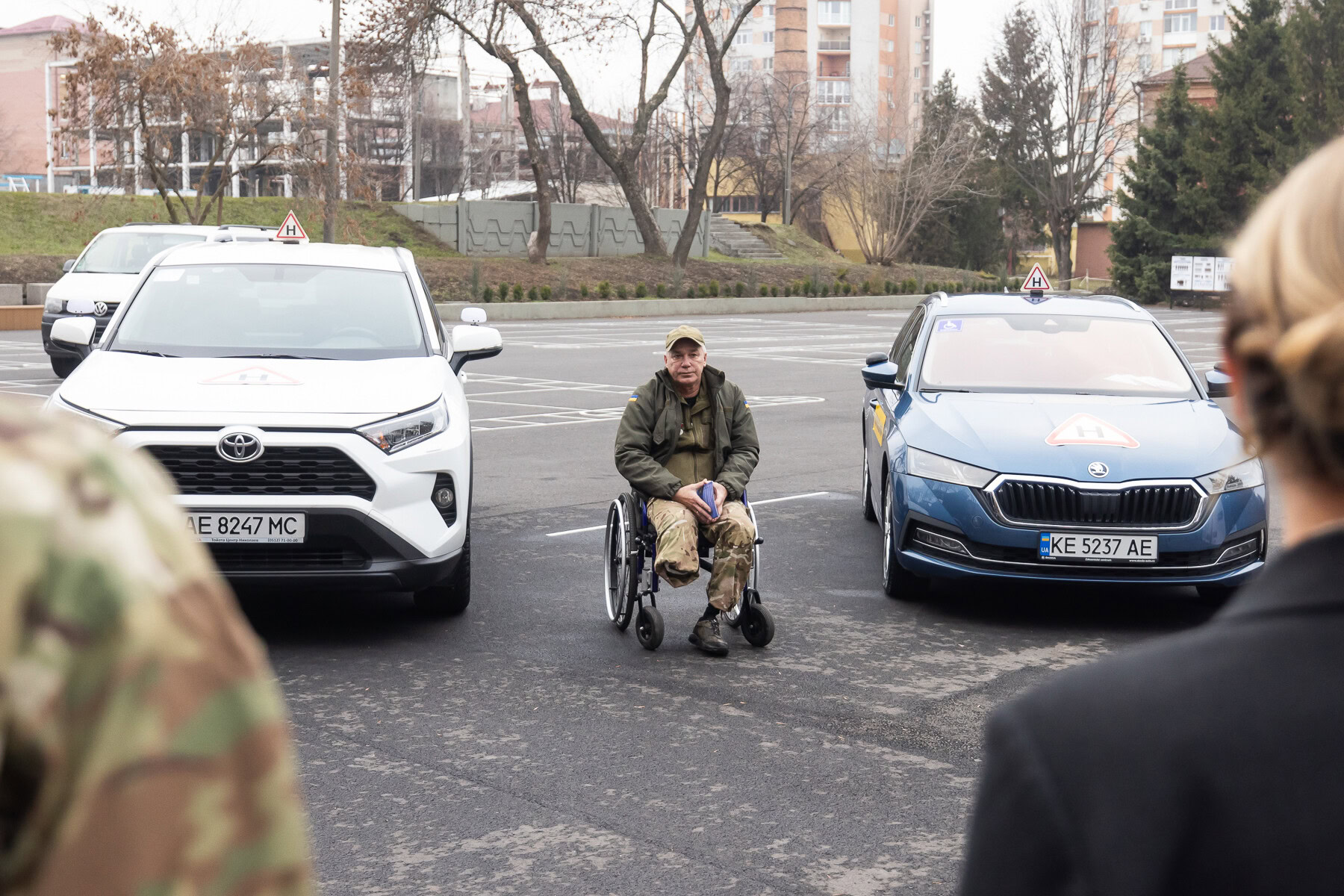 Олена Зеленська у Дніпрі відвідала автошколу для людей з інвалідністю