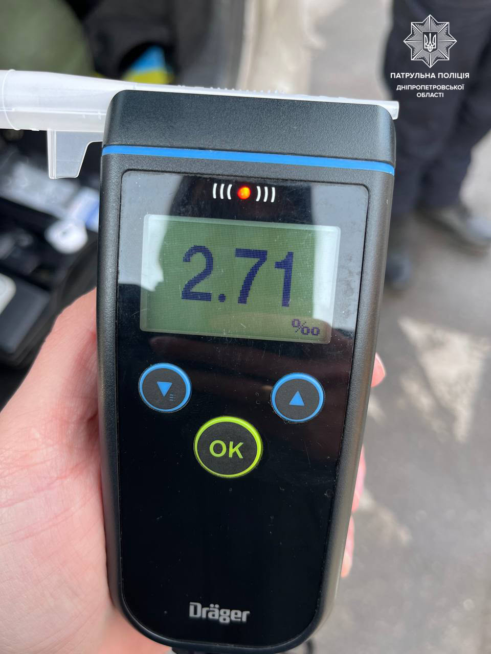 У Дніпрі за вихідні поліцейські виявили 36 водіїв, які керували авто напідпитку