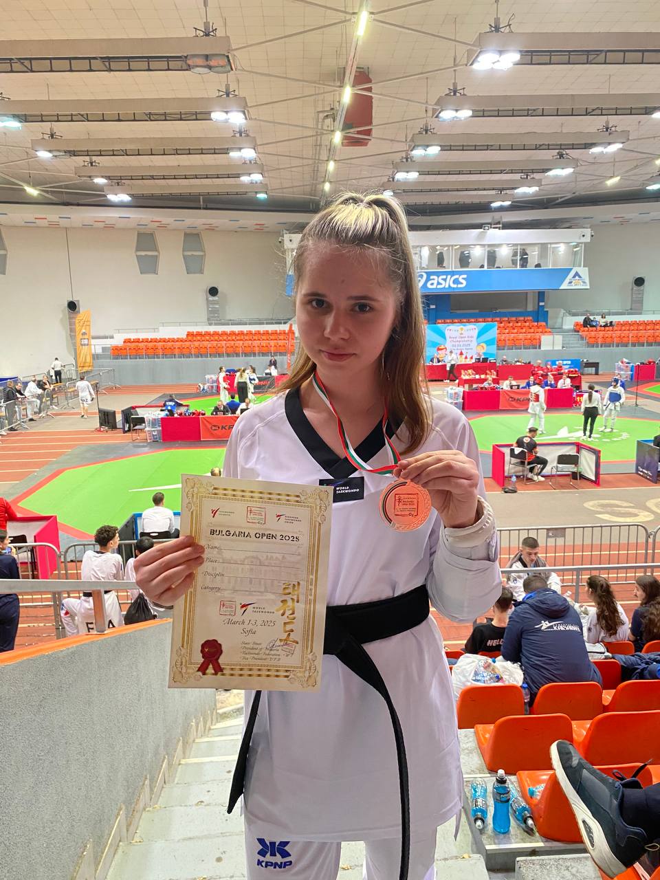 Спортсменка з Дніпра стала срібною призеркою турніру з тхеквондо ВТФ в Болгарії