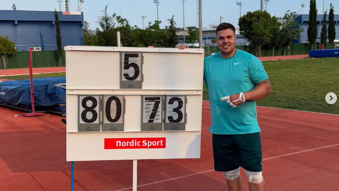 Натисни щоб дізнатись більше про: Метальник молота з Дніпра Михайло Кохан виграв турнір в Туреччині