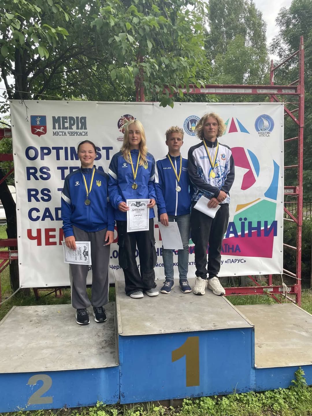 Яхтсмени з Дніпра вибороли п’ять медалей на чемпіонаті України