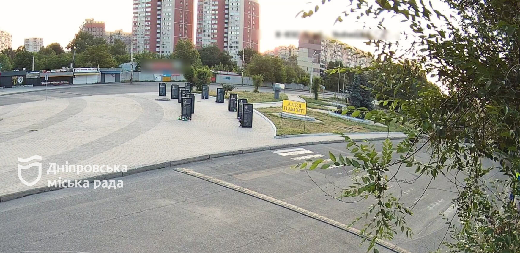 У Дніпрі встановили вісім камер, щоб слідкувати за Алеєю Героїв в Новокодацькому районі