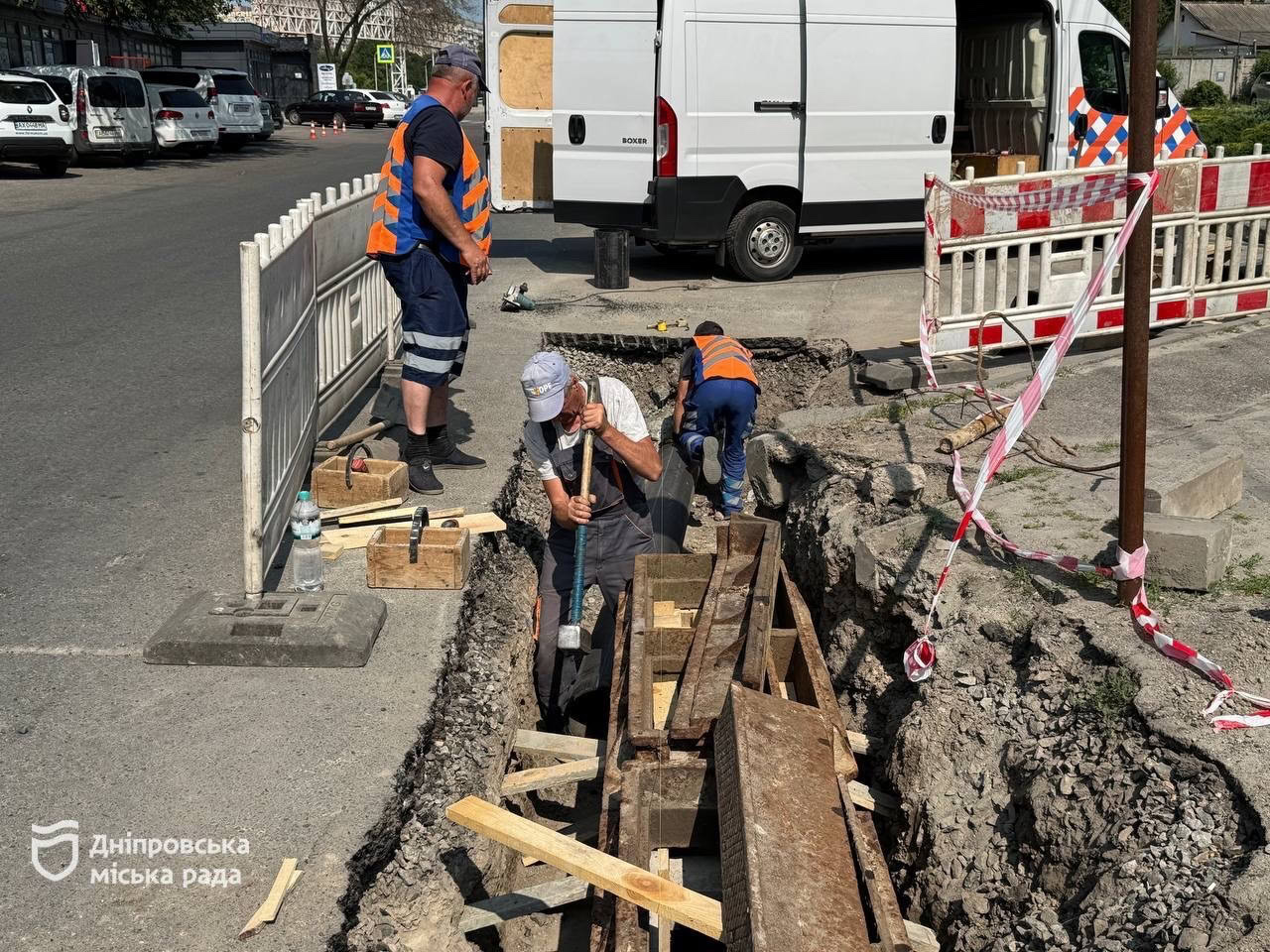 У Дніпрі на Великій Діївський облаштували пʼять нових дощоприймачів