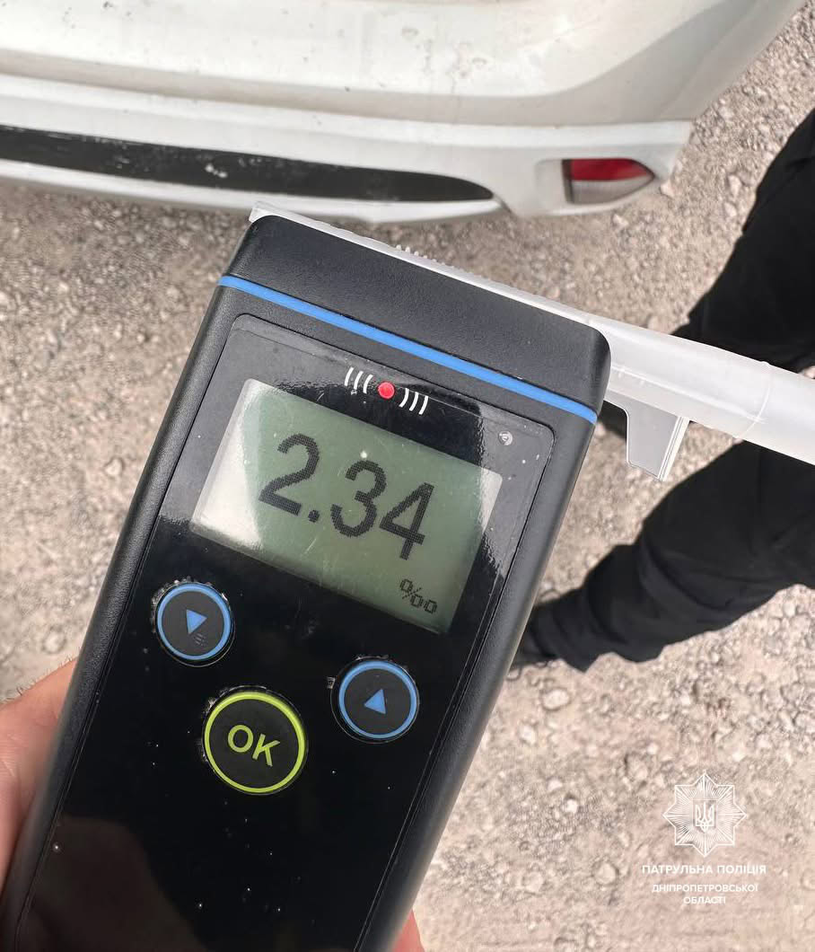 У Дніпрі нетверезий водій намагався підкупити патрульних 500 доларами