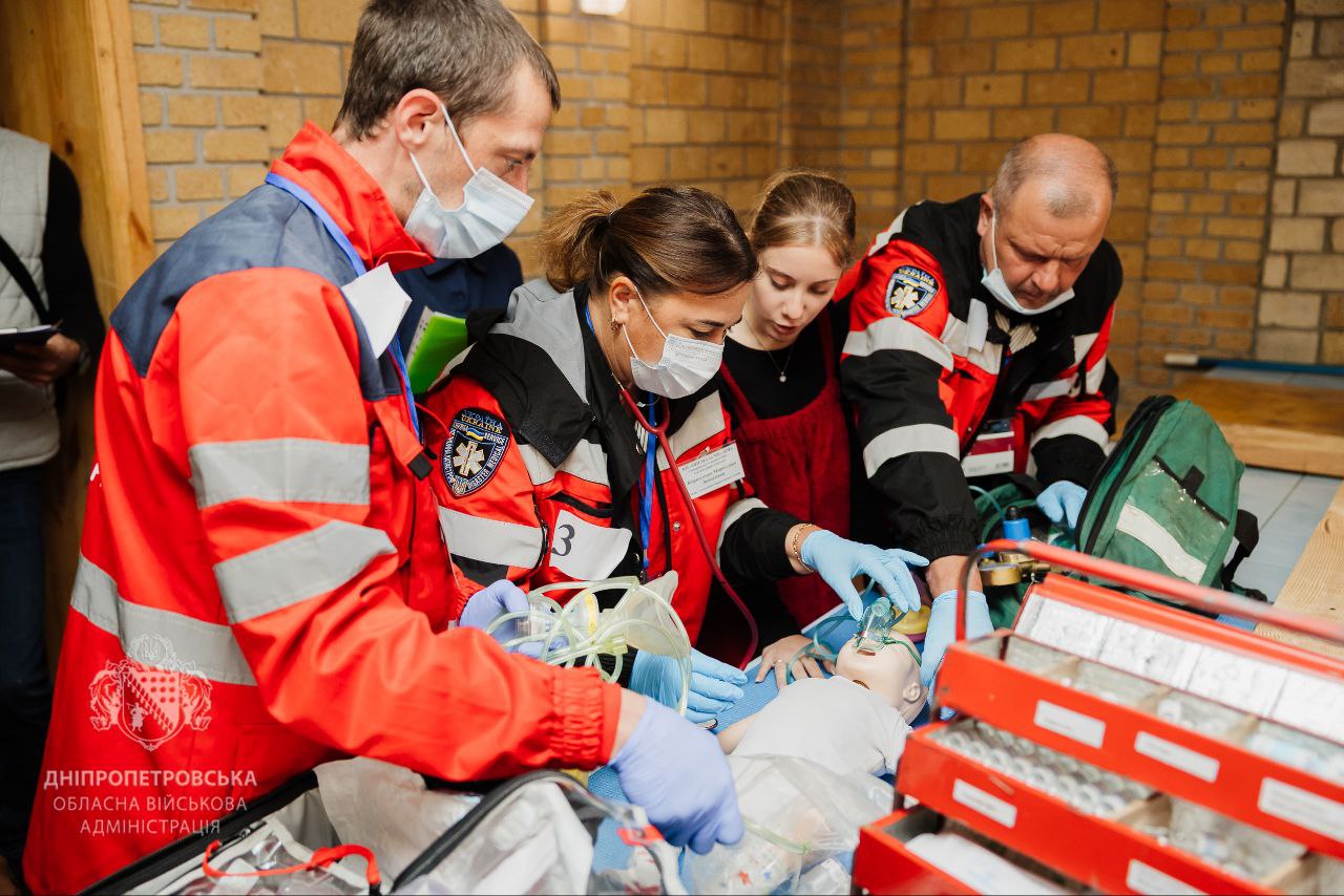 У Дніпрі пройшов обласний турнір бригад екстреної медицини