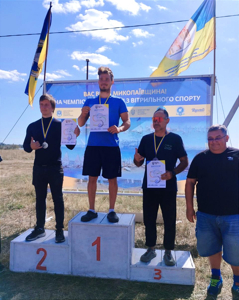 Дніпровські спортсмени вибороли ще три медалі на чемпіонаті України з вітрильного спорту