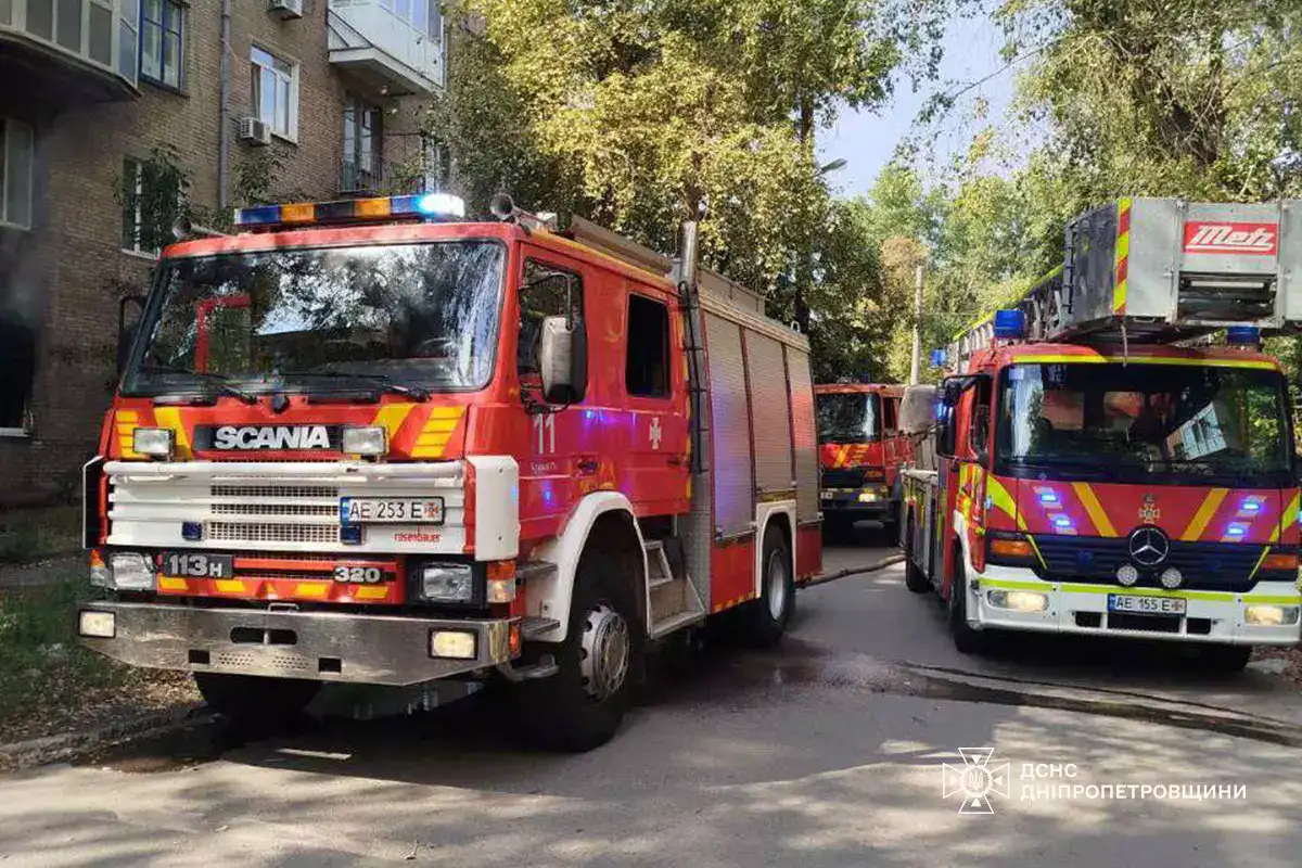 У Кривому Розі внаслідок пожежі загинули двоє дітей