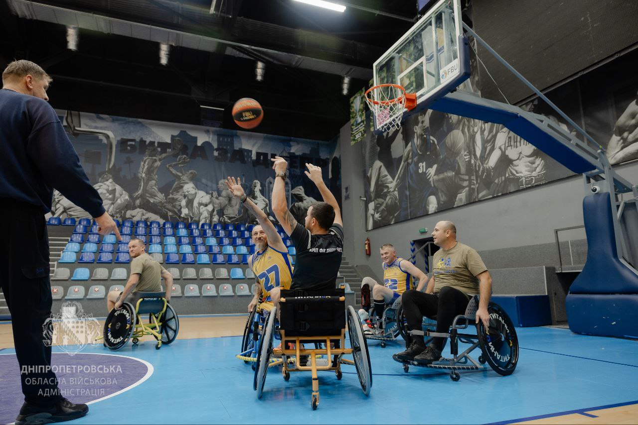 У Дніпрі розпочала тренування команда з баскетболу на кріслах колісних