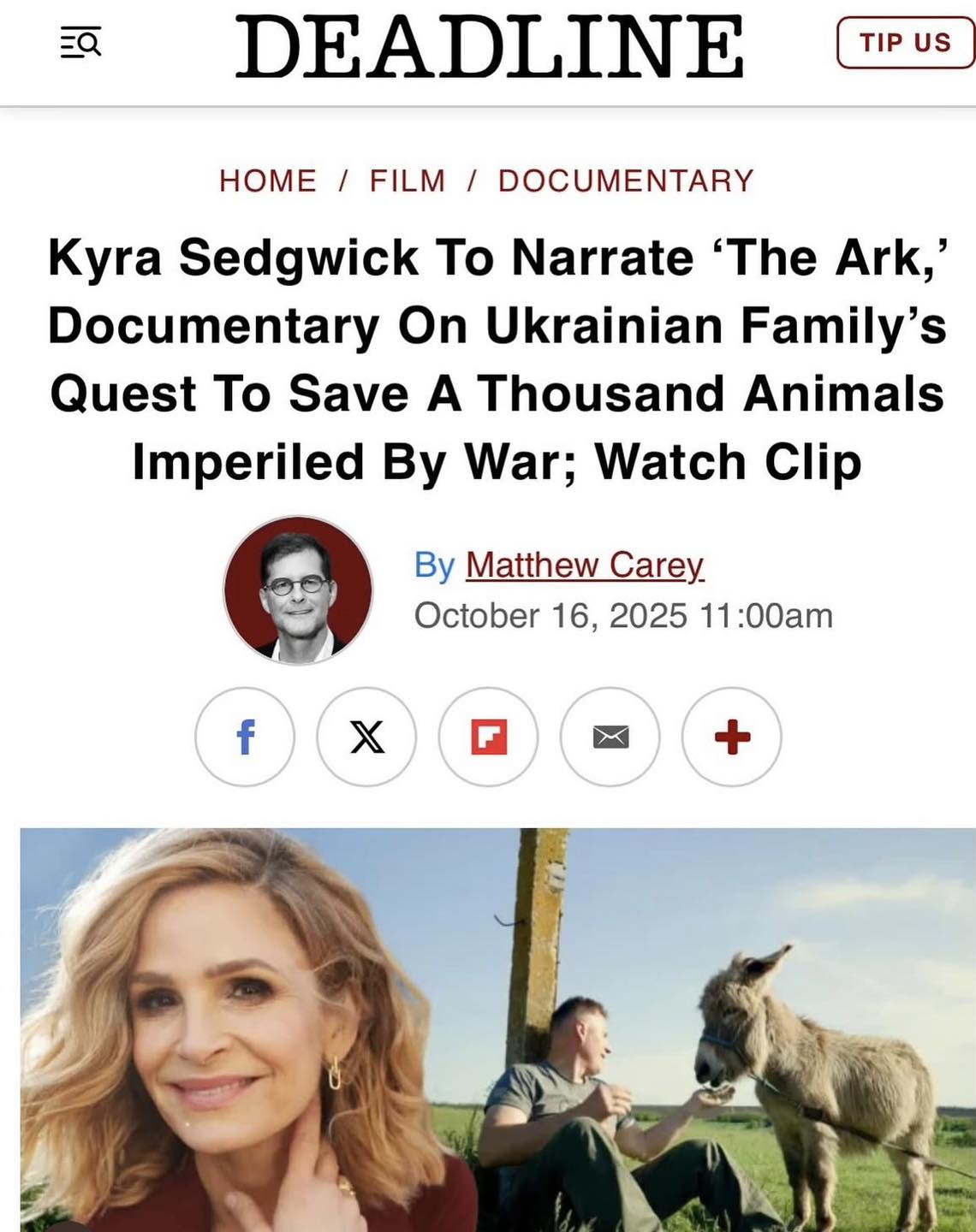 Документальний фільм про екоферму з Дніпровщини показали на фестивалі у США