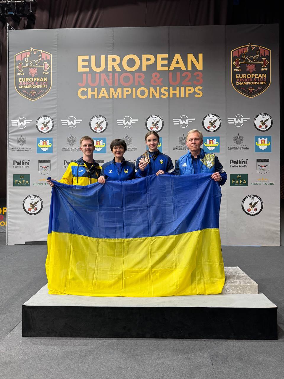 Юлія Ковальова з Кривого Рогу – бронзова призерка чемпіонату Європи з важкої атлетики