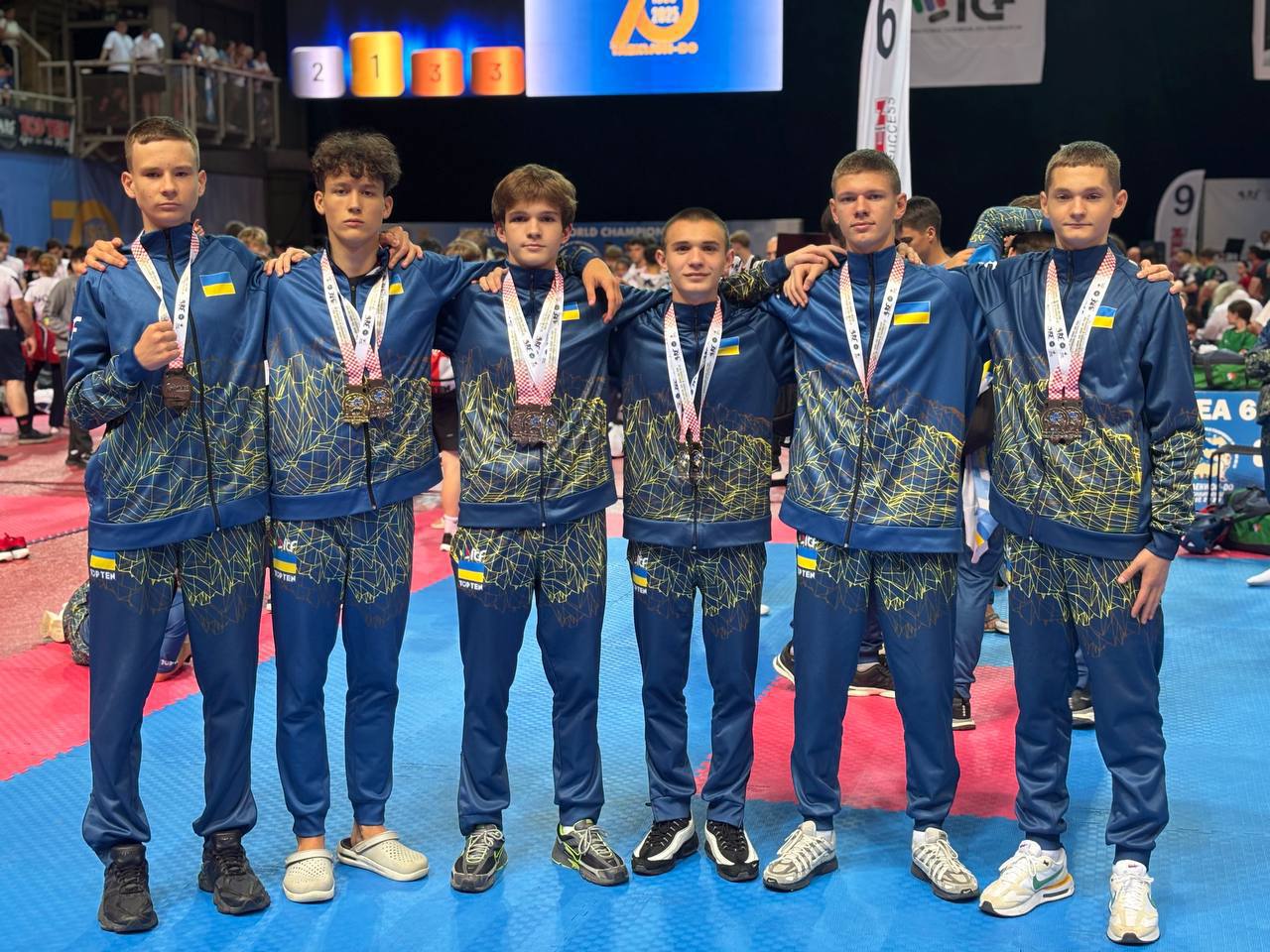 Дніпровські спортсмени вибороли 7 медалей на чемпіонаті світу з таеквон-до в Хорватії