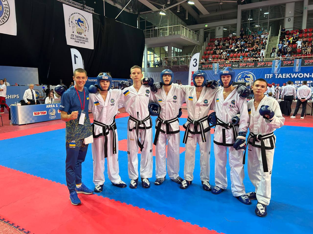 Дніпровські спортсмени вибороли 7 медалей на чемпіонаті світу з таеквон-до в Хорватії