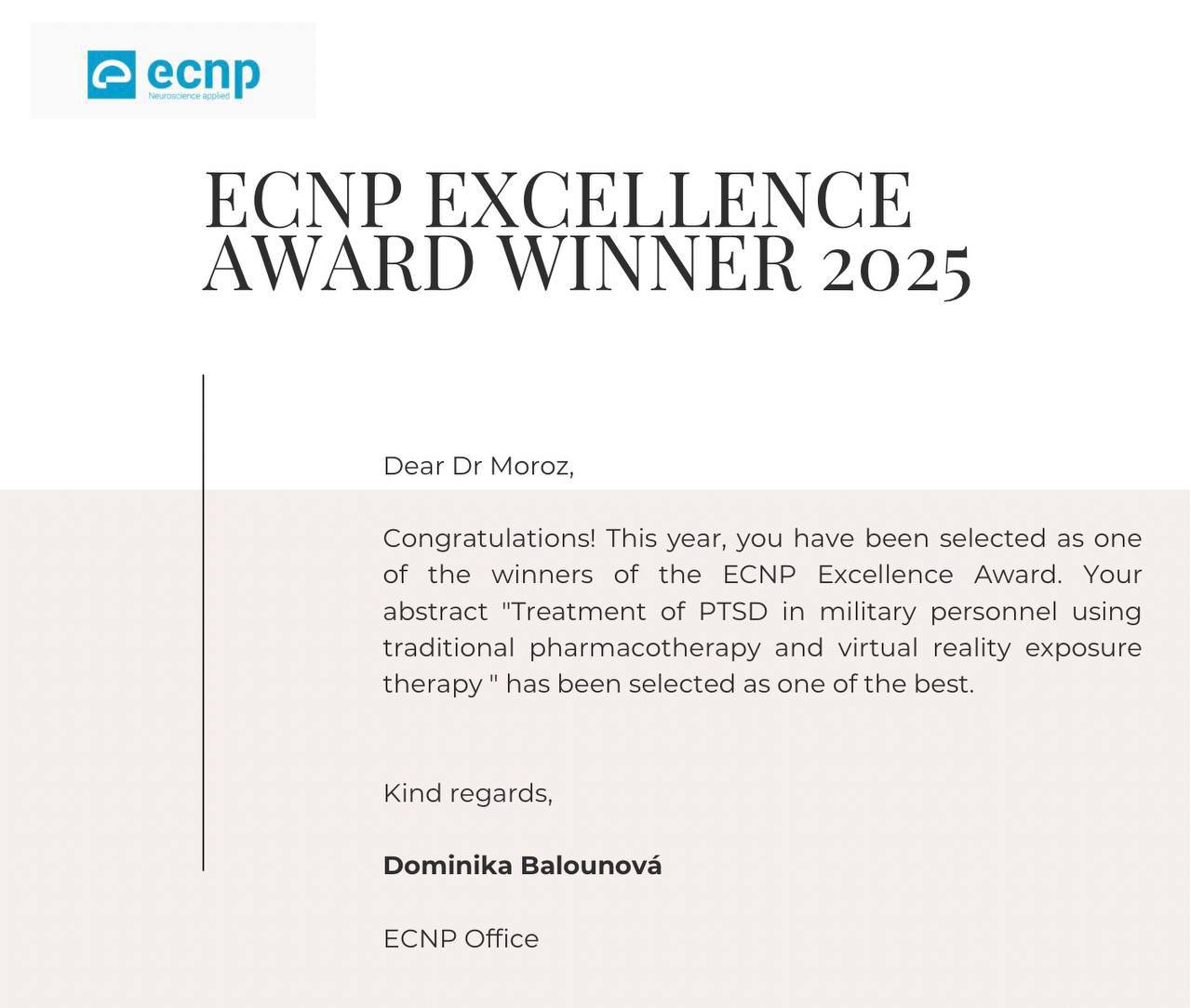 Дніпровські психіатри здобули перше місце у світі за інноваційне лікування ПТСР