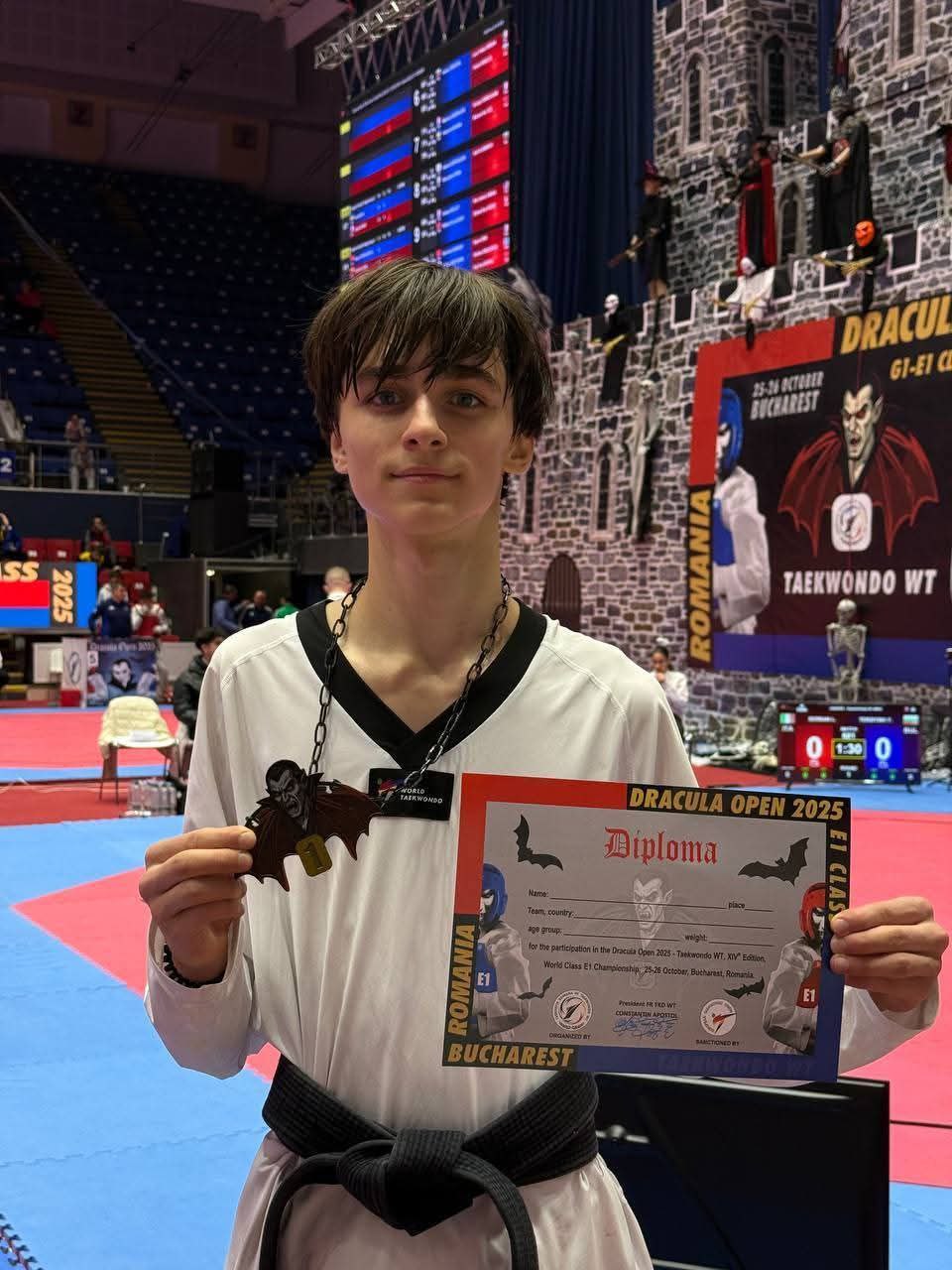 Спортсмени з Дніпровщини здобули 4 медалі на міжнародному турнірі з тхеквондо у Румунії