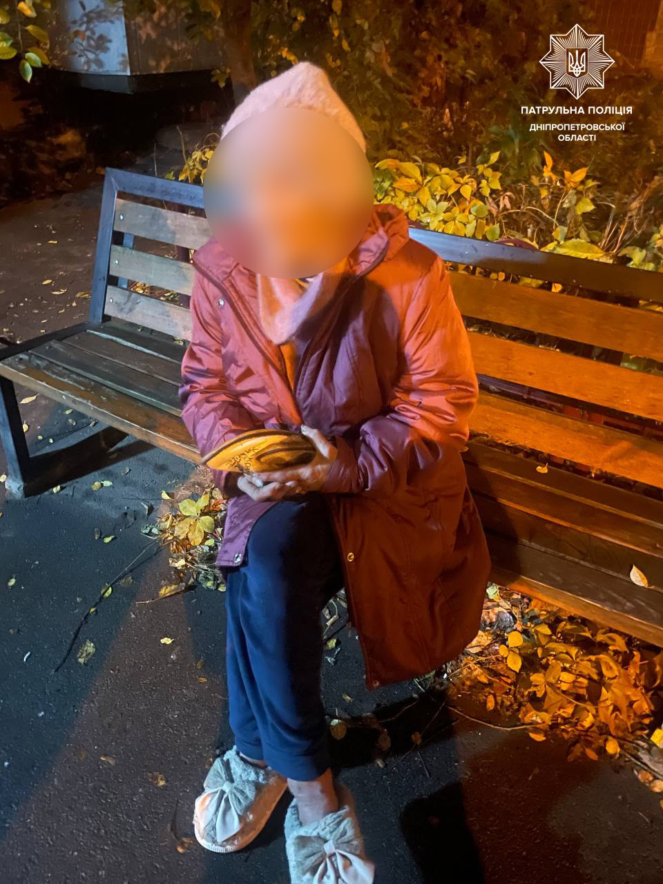 У Дніпрі патрульні допомогли літній жінці, яка заблукала, повернутися додому