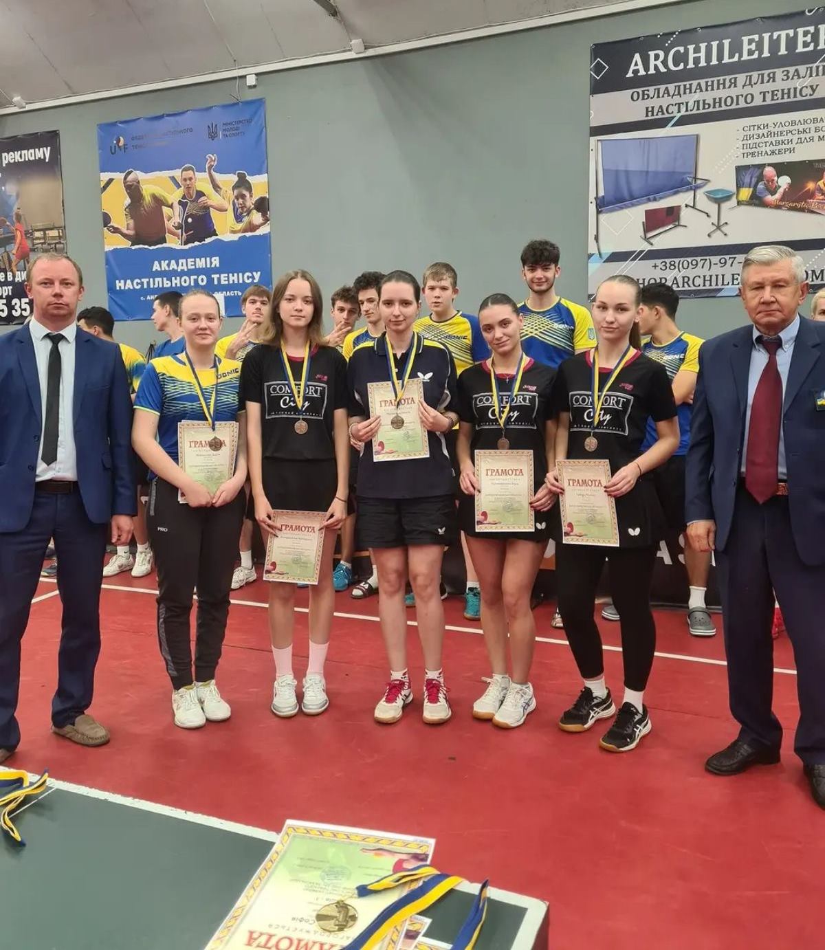 Студентка з Дніпра виборола «бронзу» на Чемпіонаті України з настільного тенісу