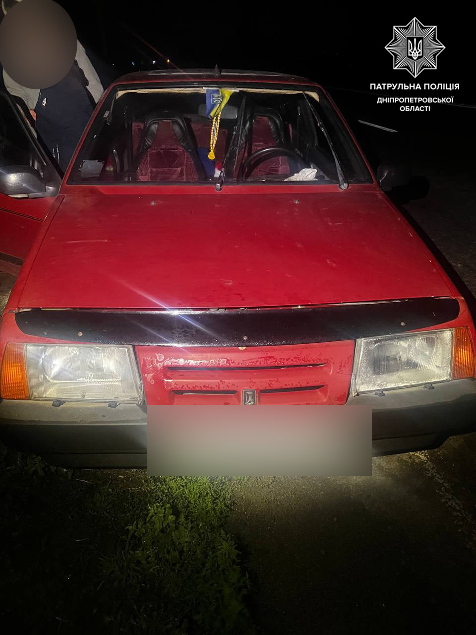 У Дніпрі затримали нетверезого кермувальника, який ніколи не мав посвідчення водія