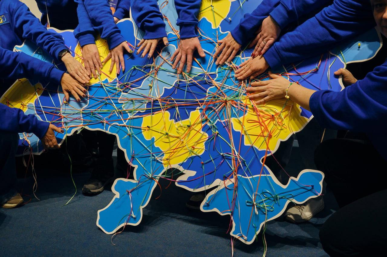 У Дніпрі на форумі з ментального здоров’я створили інтерактивну мапу України