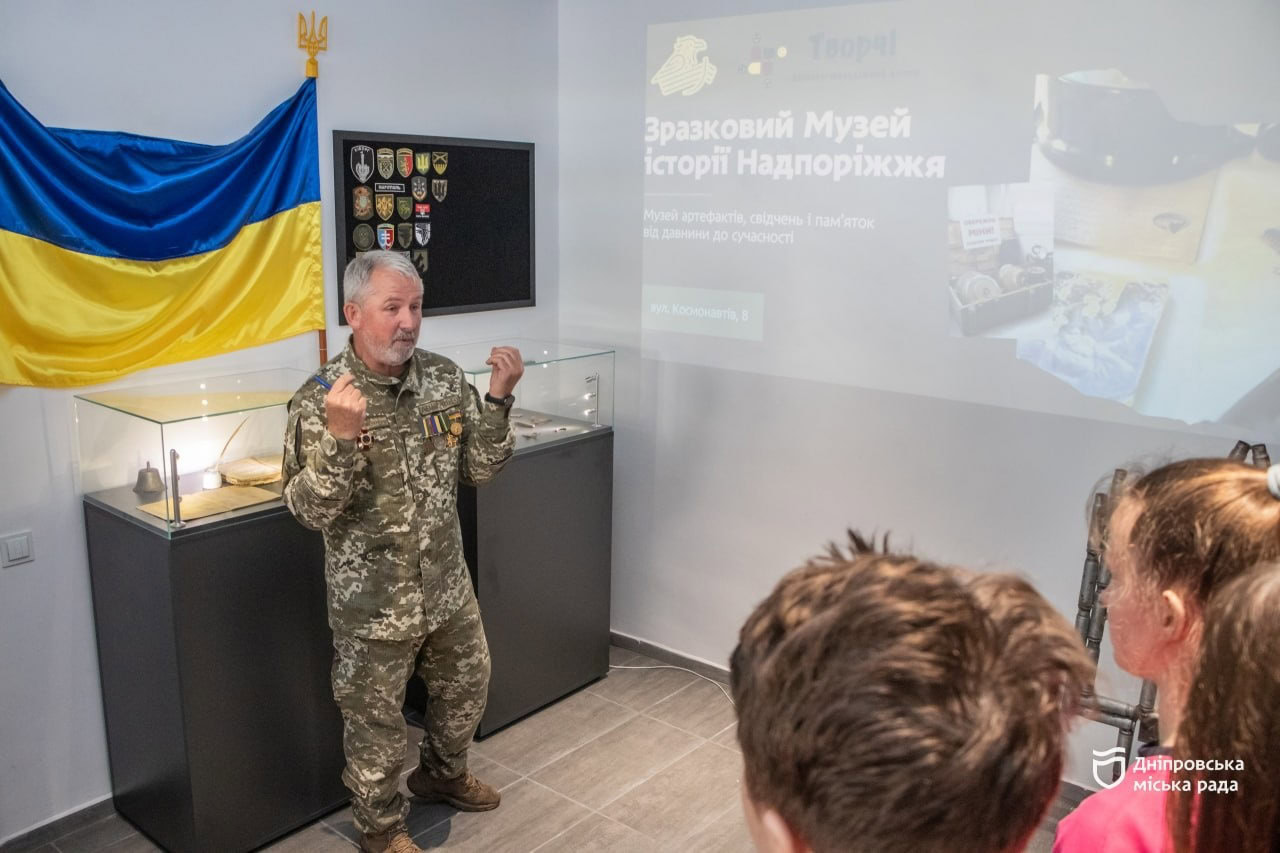 У Дніпрі відкрили оновлений Музей Надпоріжжя: історія поруч із реаліями війни