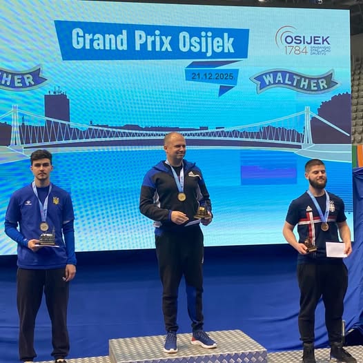 Стрільці з Дніпра та Кривого Рогу здобули срібні медалі на турнірах у Хорватії