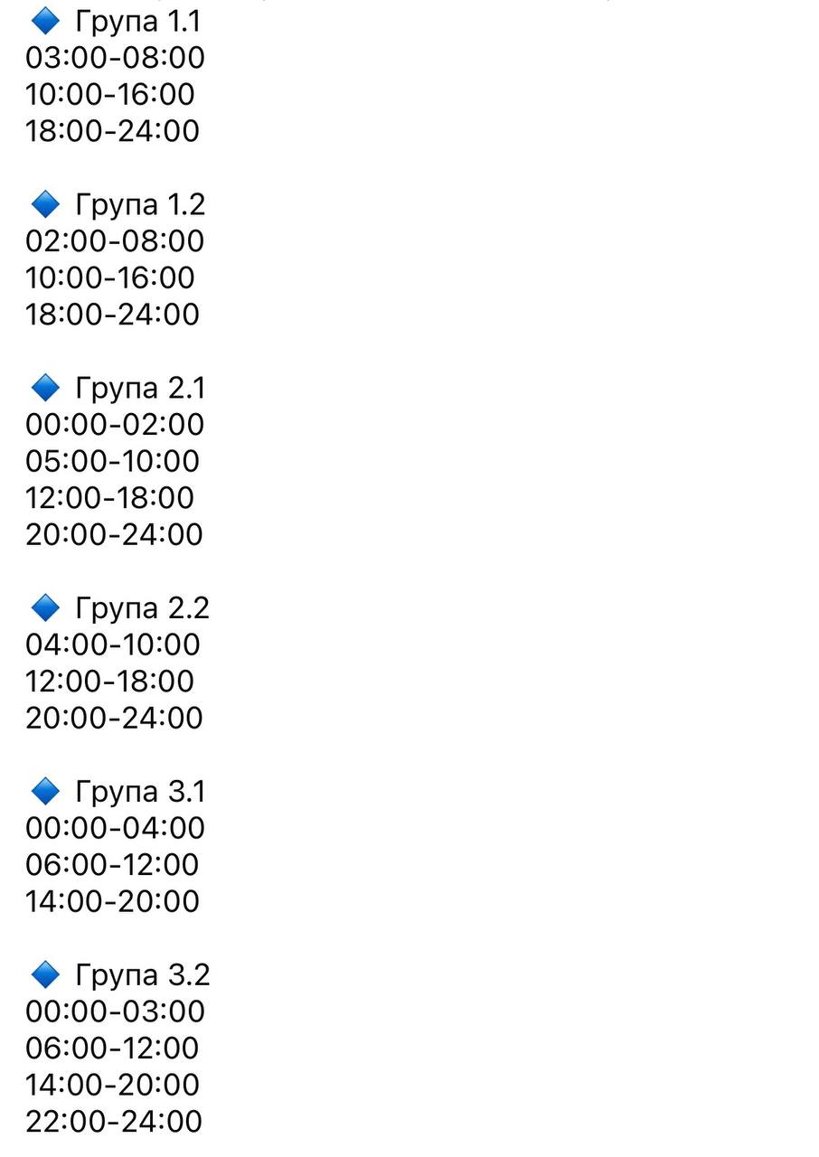 Погодинні відключення електроенергії: Дніпровщина у графіках на 27 січня