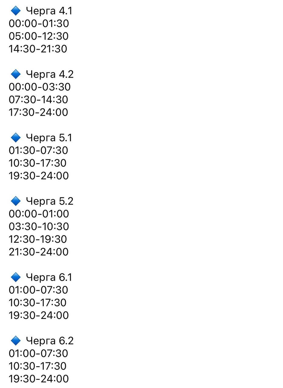 Дніпровщина знову зі світловими графіками: відключення на 28 січня