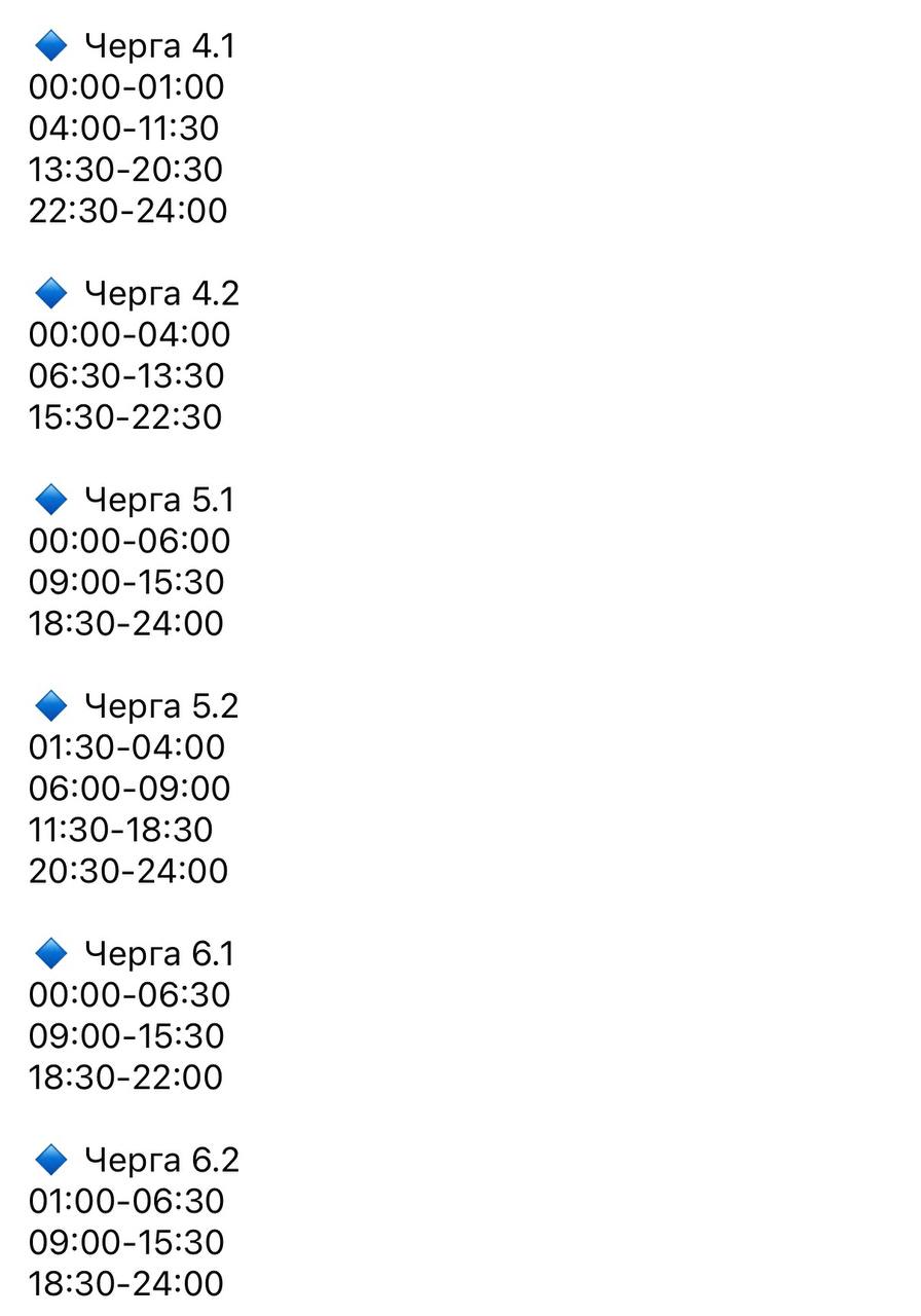 Світло відключатимуть увесь день: на Дніпровщині діють погодинні графіки