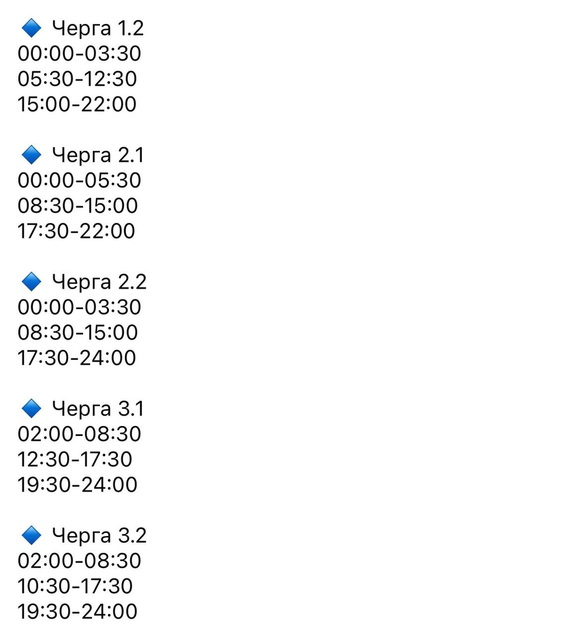 Графіки відключень світла на 31 січня: що чекати жителям Дніпровщини