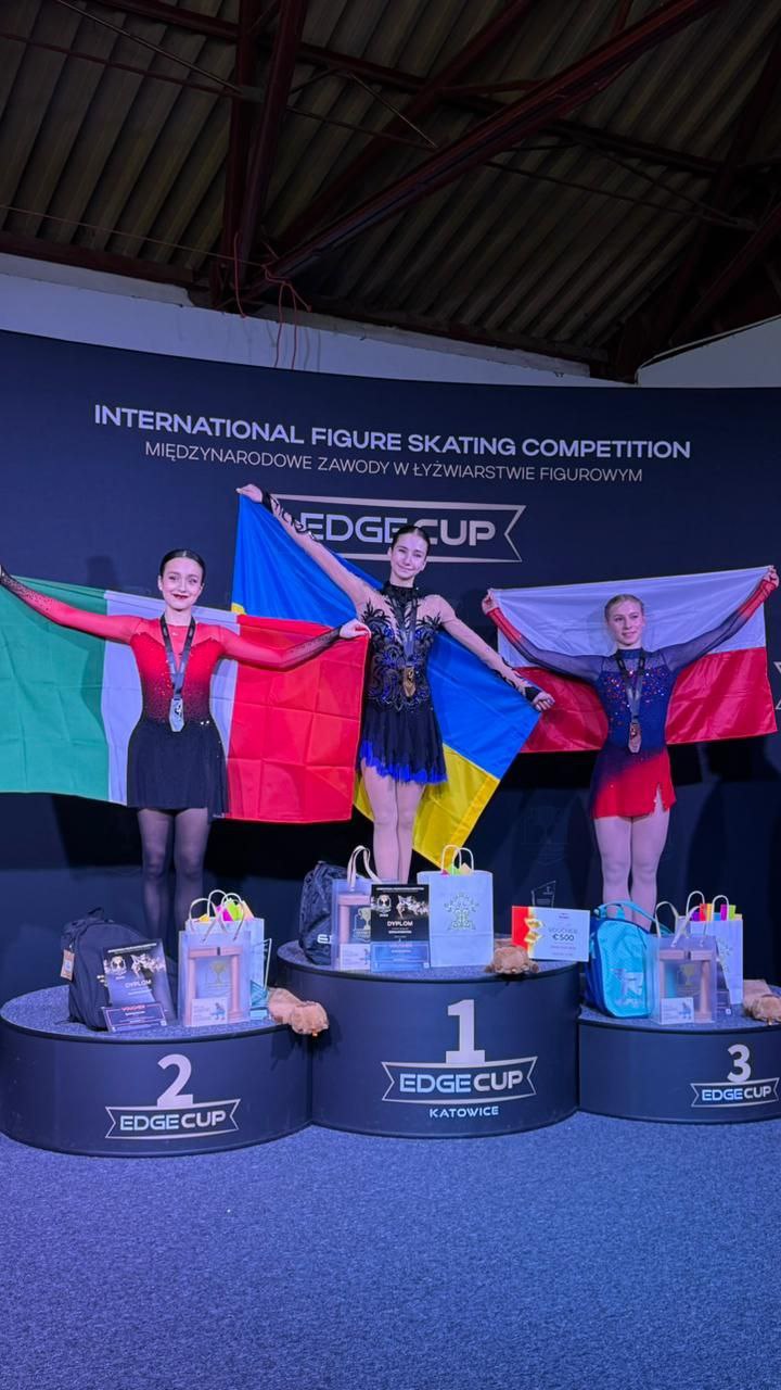 Фігуристка з Дніпра Софія Римшина виграла турнір у Польщі та здобула путівку на ЧС-2026