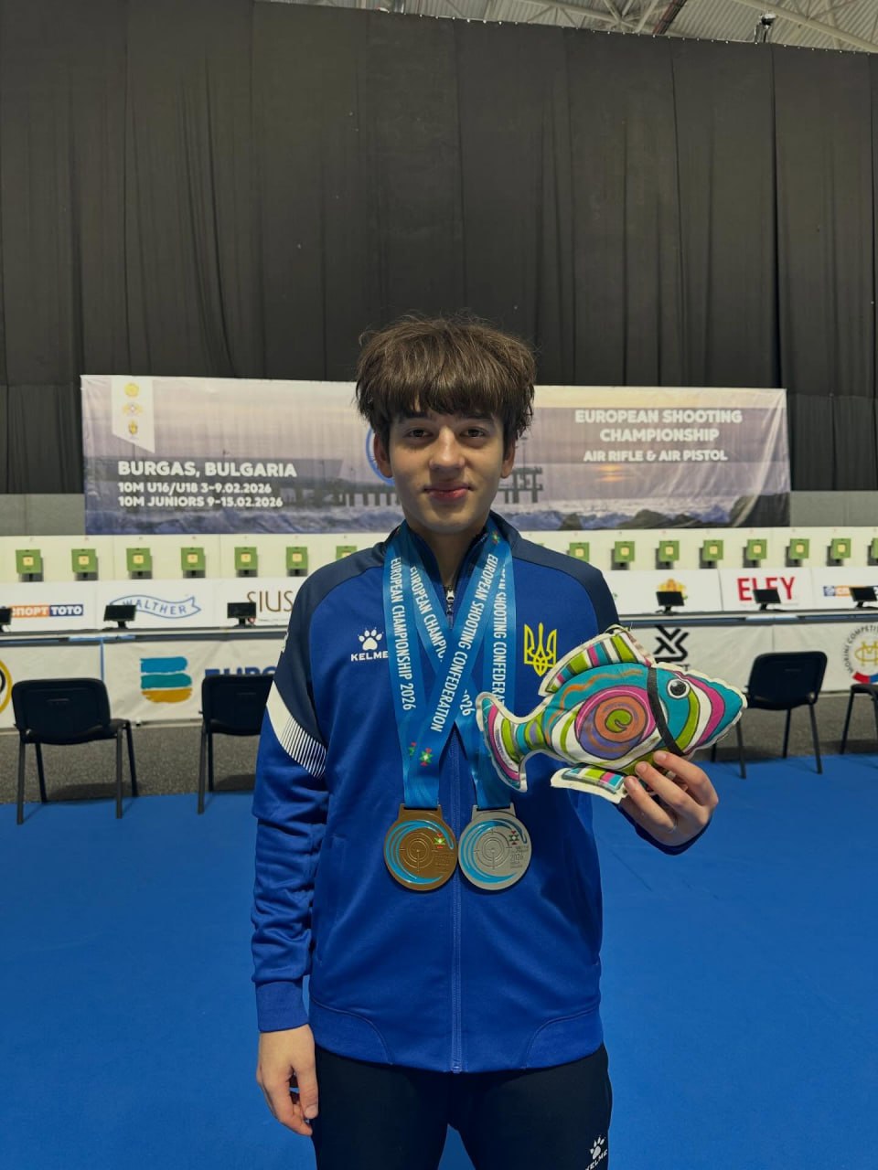 Стрілець Данило Данаєв з Дніпра здобув золото, срібло та дві бронзи на чемпіонаті Європи U18