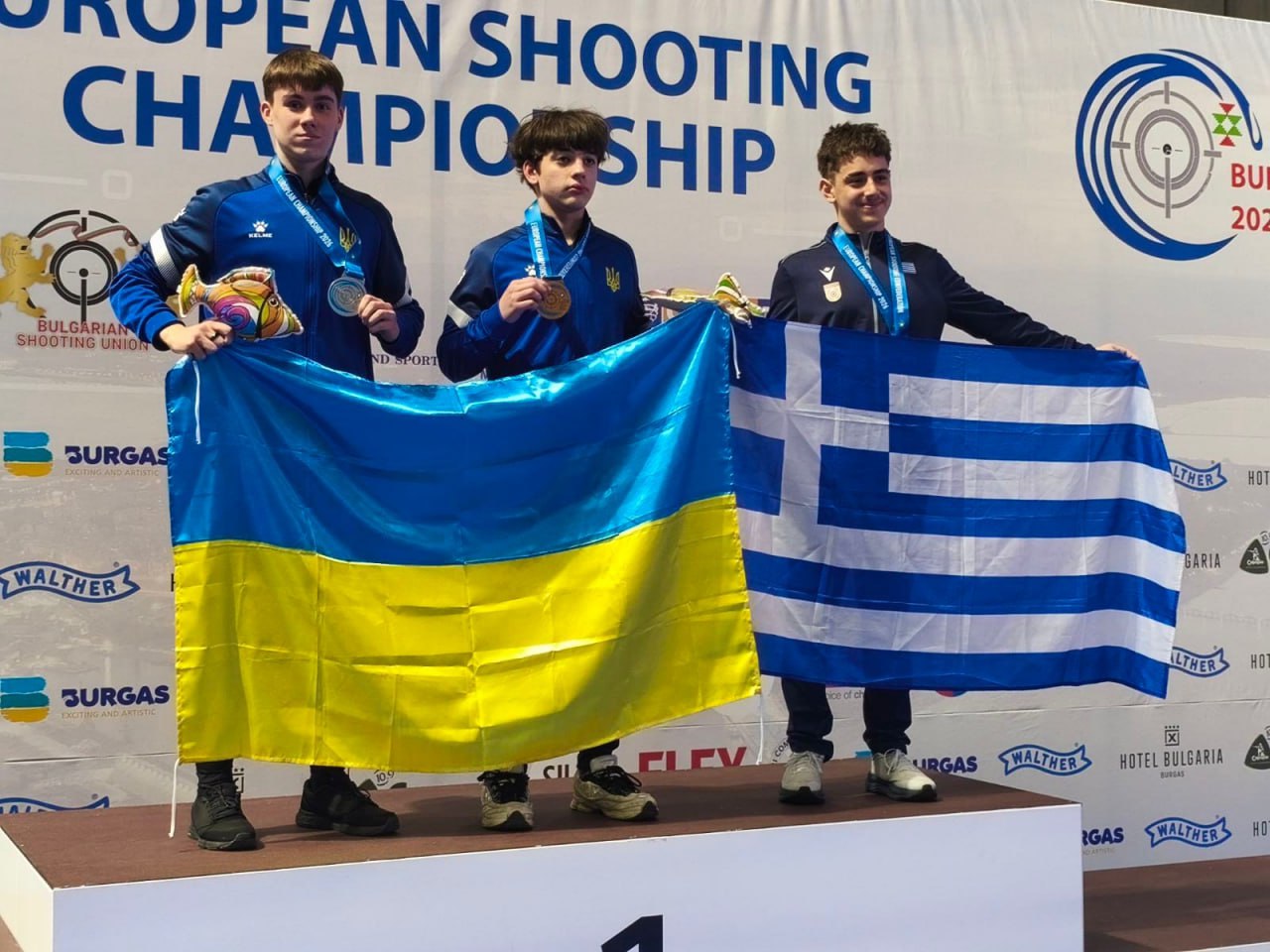 Стрілець Данило Данаєв з Дніпра здобув золото, срібло та дві бронзи на чемпіонаті Європи U18