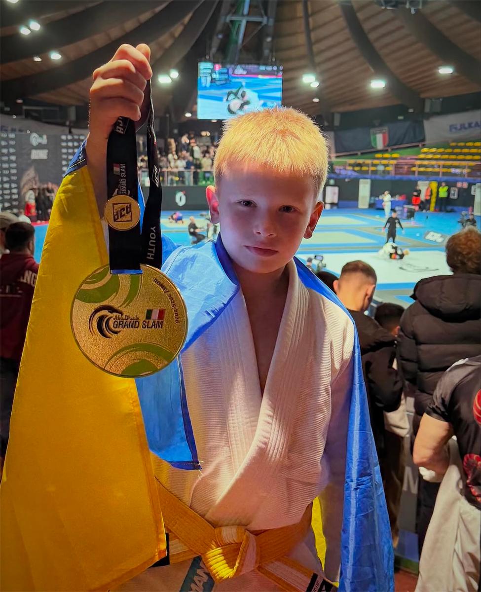 9-річний дніпрянин Єлісєй Єгоров став чемпіоном світу з джіу-джитсу у Римі