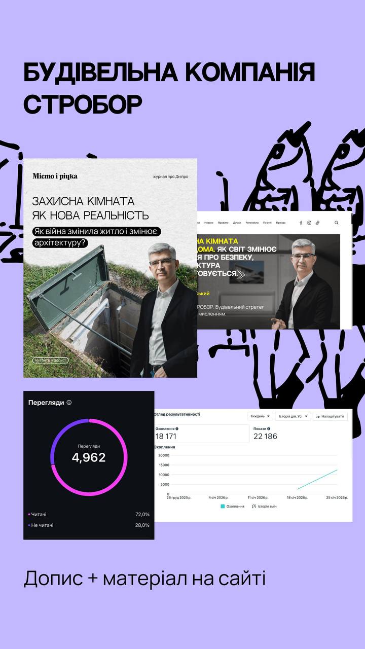 Звіт «Міста і річки» за 2025 рік: що вдалось зробити за 12 місяців діяльності медіа