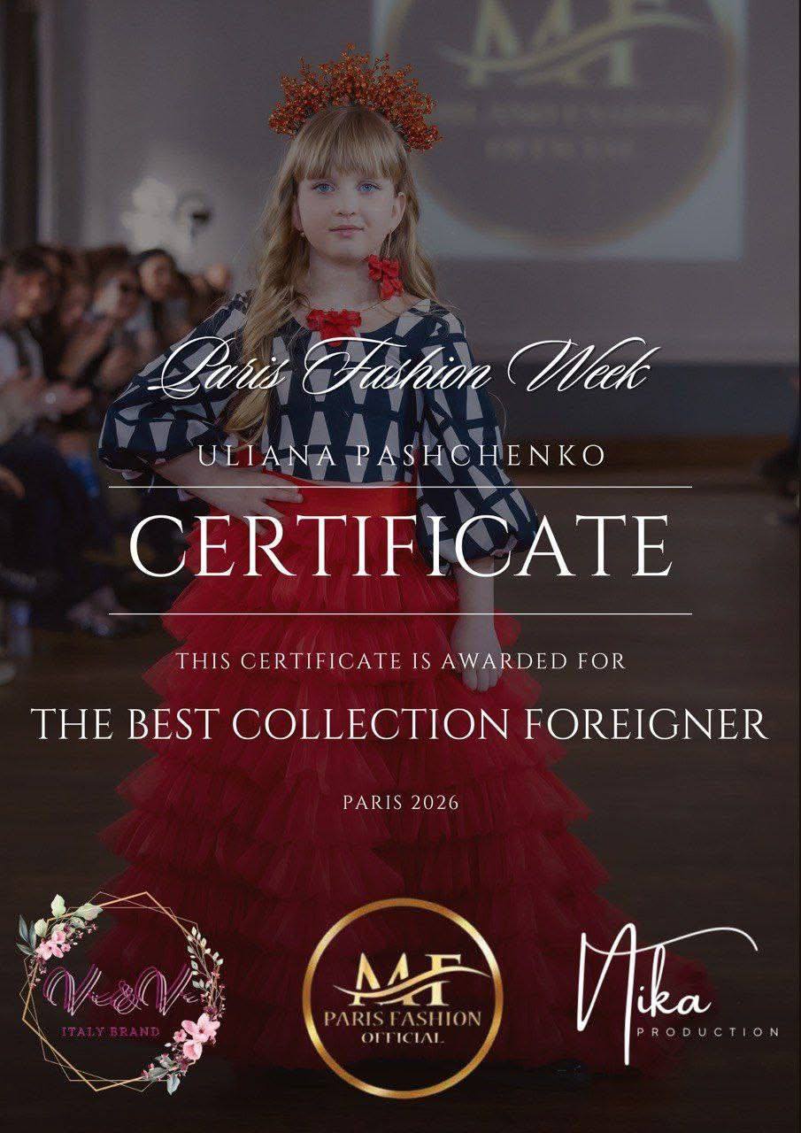 Юна дніпрянка Уляна Пащенко представила італійську колекцію на Тижні моди в Парижі