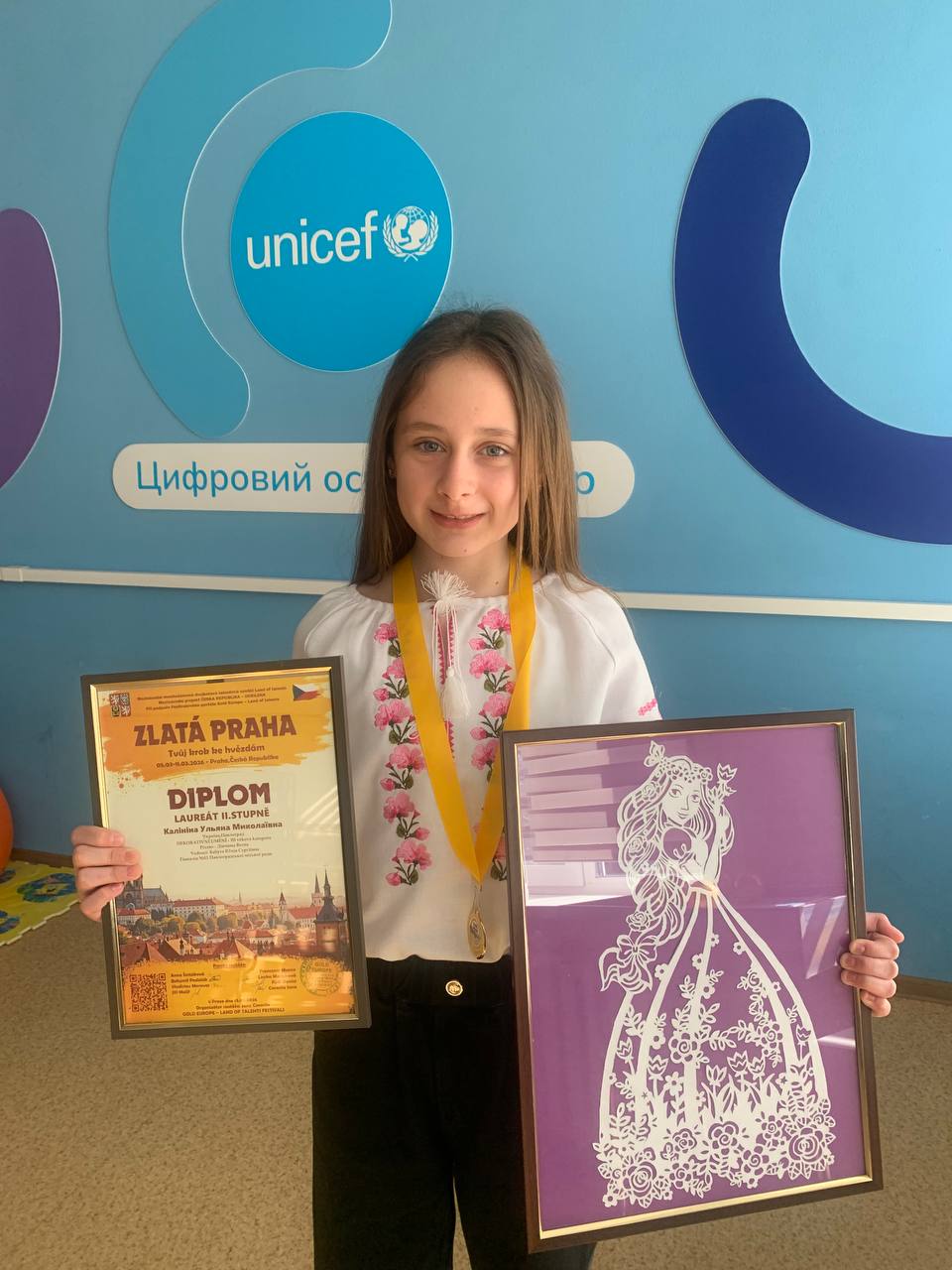 Учителька та учениця з Павлограда перемогли на міжнародному конкурсі «Золота Прага»