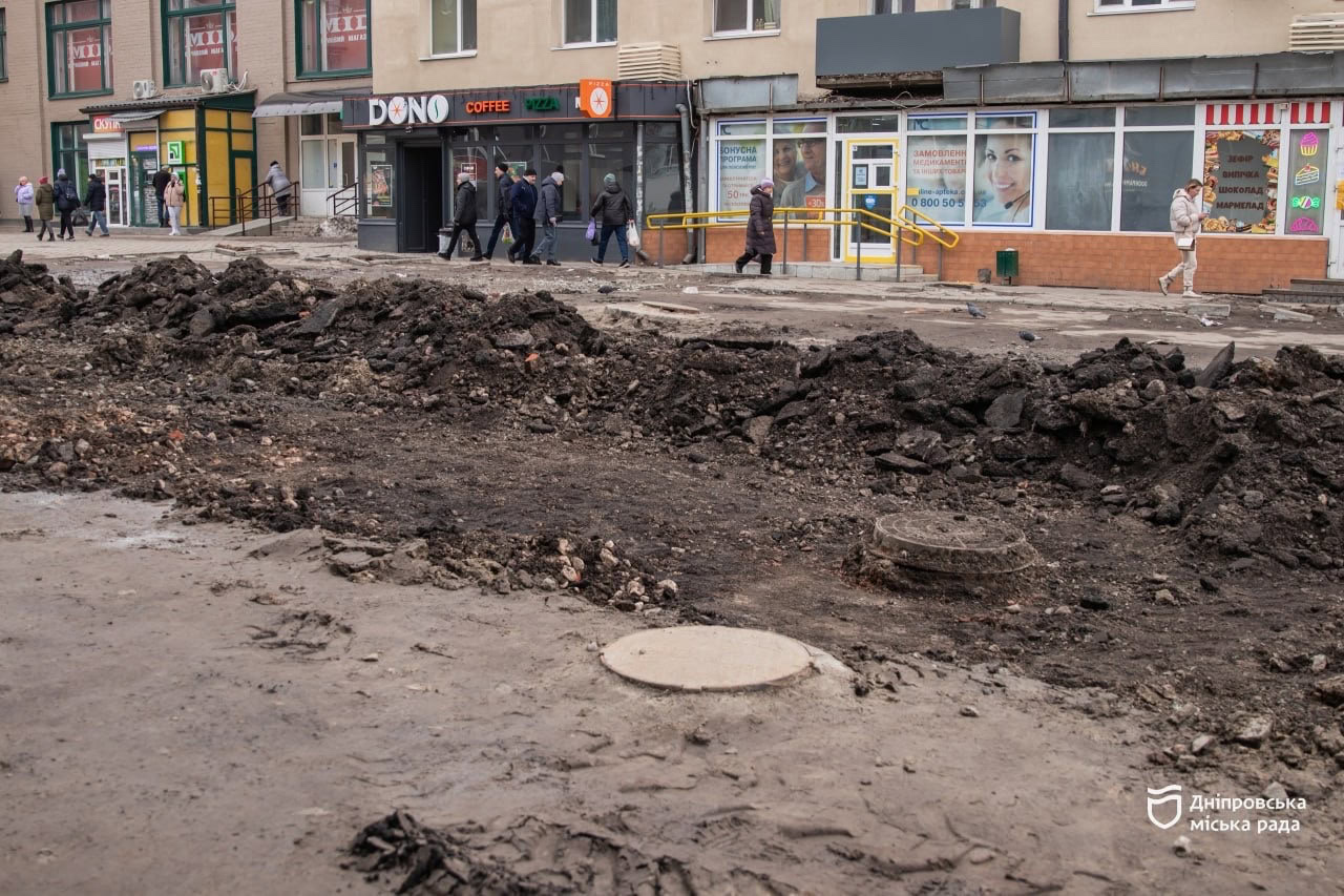 У Дніпрі стартував ремонт трамвайного переїзду на Богдана Хмельницького та Чорних Запорожців