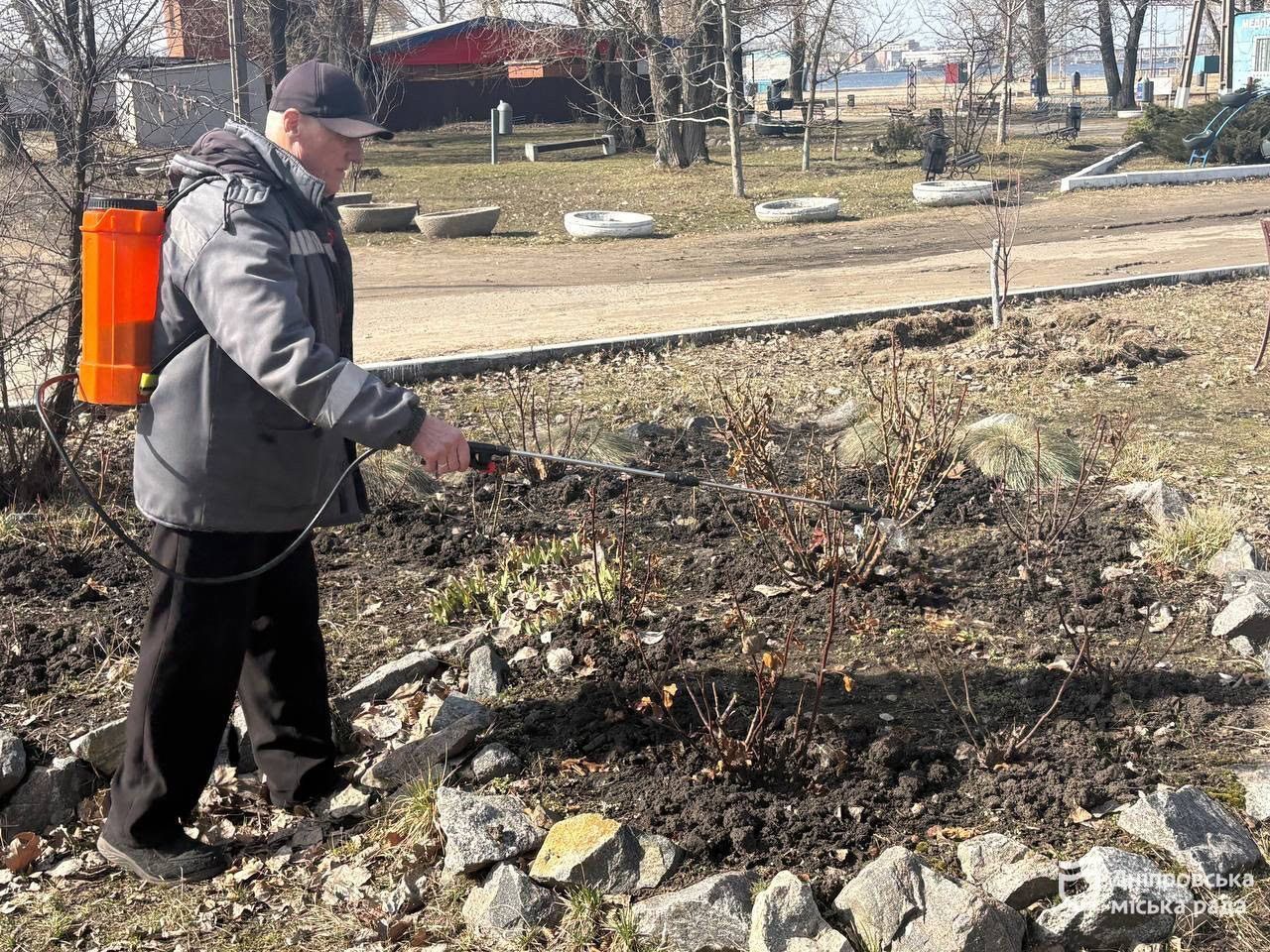 Тюльпани, лаванда і троянди: у парку Сагайдак у Дніпрі стартували весняні роботи