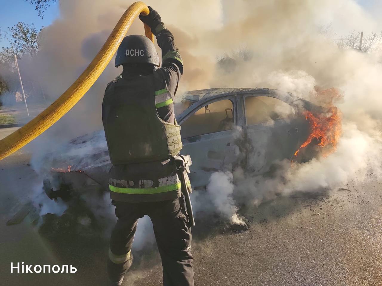 FPV-атака на Нікополь: поранені семеро людей, серед них 1,5-річна дитина