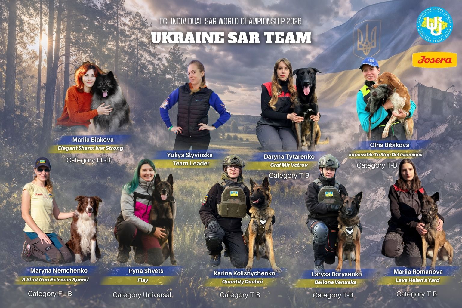 З Павлограда – на чемпіонат світу: дві кінологині з рятувальними собаками їдуть до Словенії